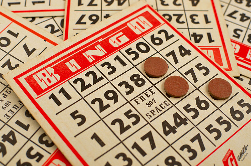 An image of an old-time bingo card